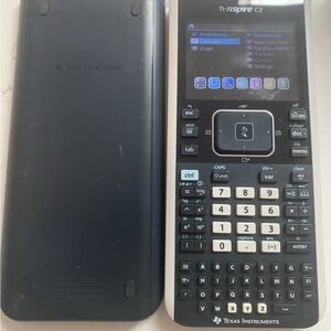 Texas Instruments TI-nspire CX Graphing Calculator with Cover and charger
